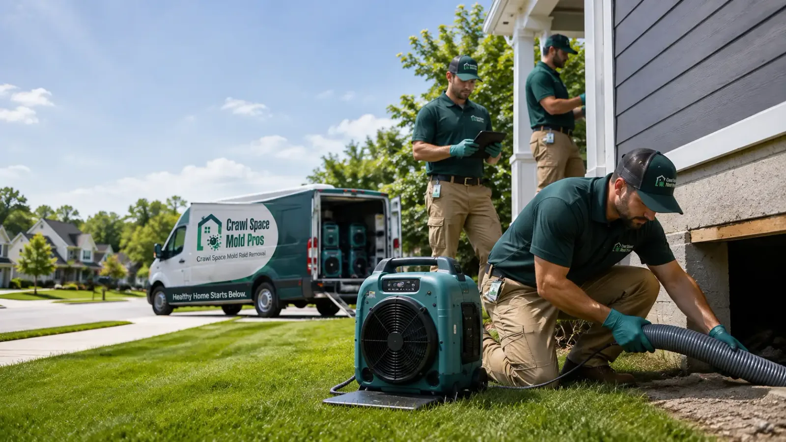 Crawl Space Mold Removal in Greene, NY
